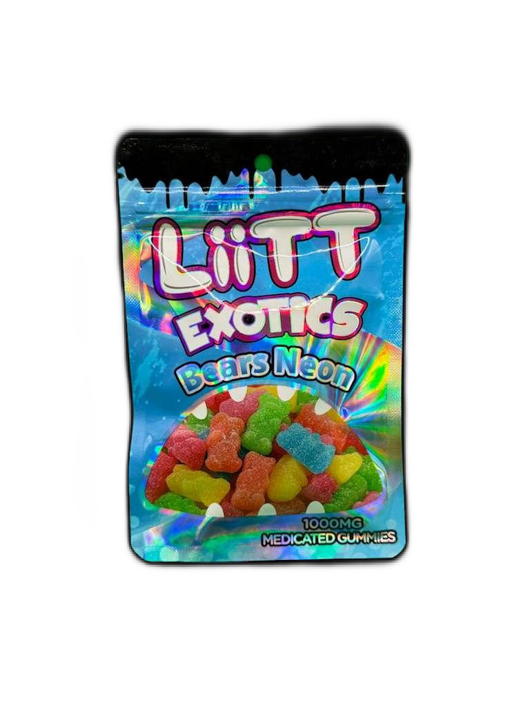 LiiTT Exotic Neon Bear Gummies 1000MG