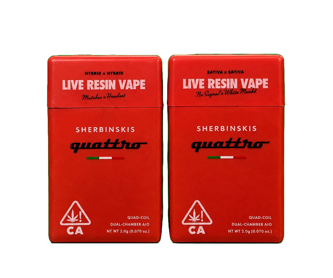 Sherbinskis Quattro Live Resin 2G Disposable